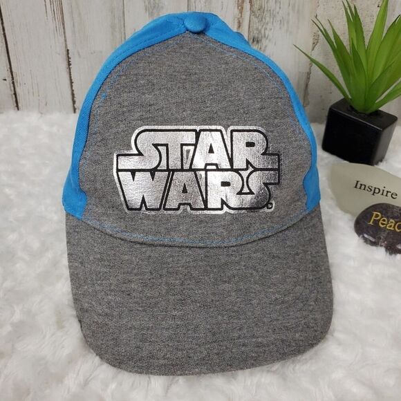 Star Wars Snapback Cap Gray Blue Size OSFM - Picture 1 of 9